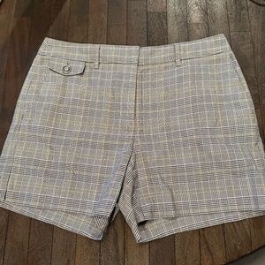WHBM The 5” Short Plaid Size 4